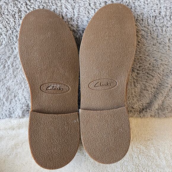 Clarks Men Leather Bushacre 2 Chukka Lace Up Desert Ankle Boots Brown Beeswax 12 - Picture 7 of 7